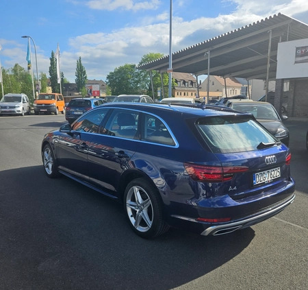 Audi A4 cena 99999 przebieg: 37100, rok produkcji 2019 z Bogatynia małe 56
